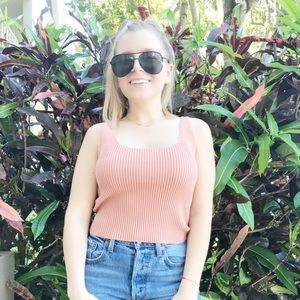 Cropped Sweater Tank